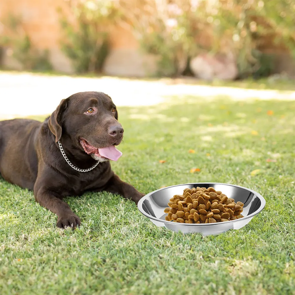 2pcs Stainless Steel Pet Bowls Design Large Capacity Easy Puppy Kitten Dog Feeding Water Dishes Silver
2pcs Stainless Steel Pet Bowls Design Large Capacity Easy Puppy Kitten Dog Feeding Water Dishes Silver