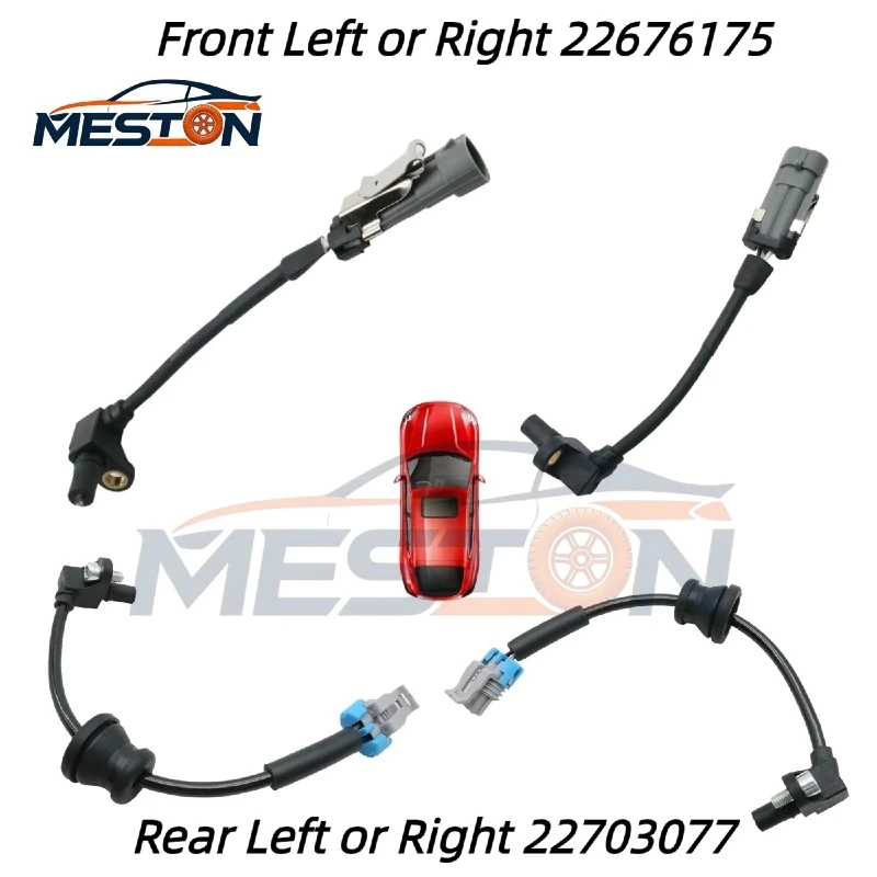 4PCS ABS Wheel Speed Sensor Front Rear R L for EQUINOX 2005 2006 for VUE 2002 2007 for TORRENT 2006
4PCS ABS Wheel Speed Sensor Front Rear R L for EQUINOX 2005 2006 for VUE 2002 2007 for TORRENT 2006