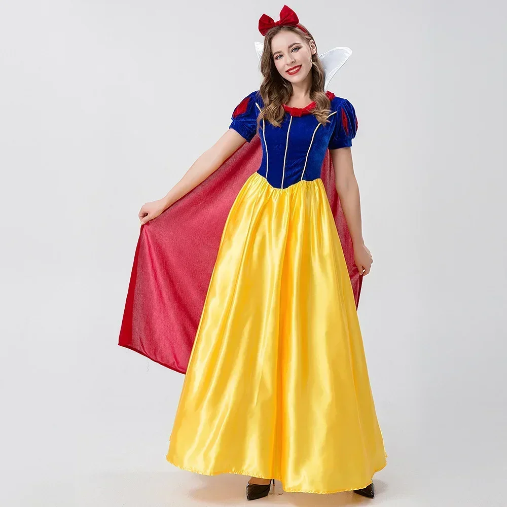 Snow White Dress Adult Fairy Tale Princess Stage Costume
Snow White Dress Adult Fairy Tale Princess Stage Costume