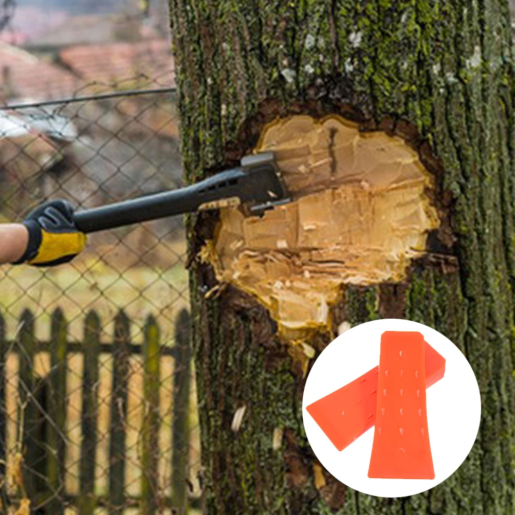 2pcs Logging Wedges Plastic Felling Accessories 5 Inch Triangle Tree Cutting Tool Garden Chainsaw Aid Reusable Durable Wood
2pcs Logging Wedges Plastic Felling Accessories 5 Inch Triangle Tree Cutting Tool Garden Chainsaw Aid Reusable Durable Wood