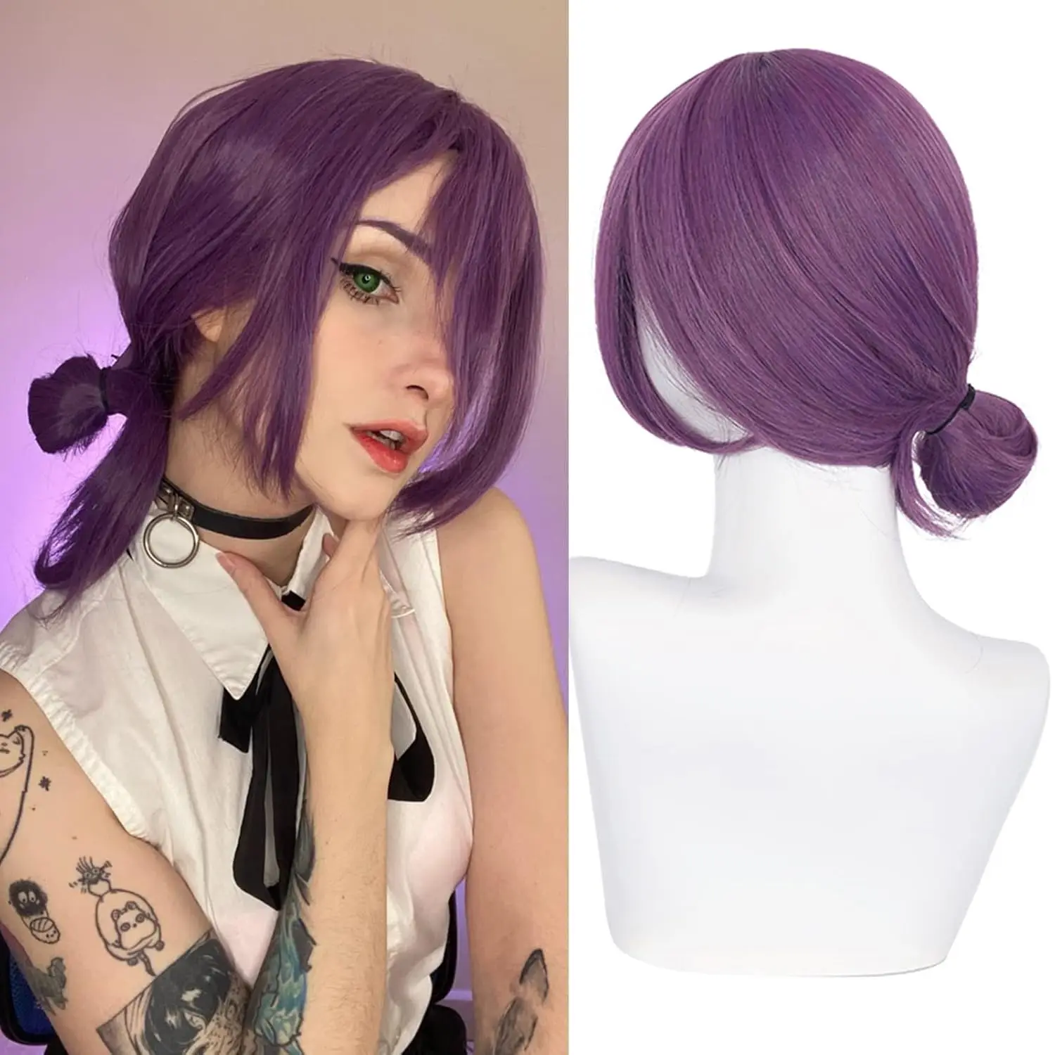 LABEAUTÉ Anime Purple Wigs for Girls Women Cosplay synthetic Wig with Ponytail for Halloween Party Wig
LABEAUTÉ Anime Purple Wigs for Girls Women Cosplay synthetic Wig with Ponytail for Halloween Party Wig