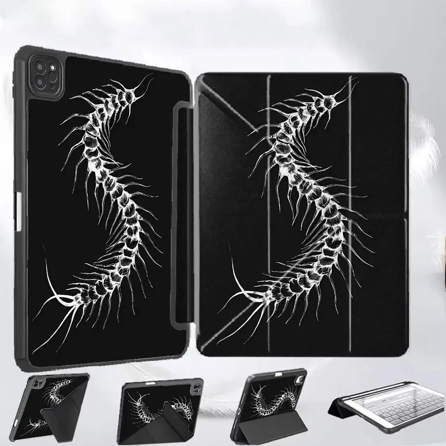 Чехол-подставка White Centipede для iPad Pro 11-го, 10-го, 9-го, 8-го, 7-го поколений, 12.9-дюймовых моделей Pro 2025, Mini 6, 7, Air 4, 5, M3, M2, M4, 11-дюймовых моделей
Чехол-подставка White Centipede для iPad Pro 11-го, 10-го, 9-го, 8-го, 7-го поколений, 12.9-дюймовых моделей Pro 2025, Mini 6, 7, Air 4, 5, M3, M2, M4, 11-дюймовых моделей