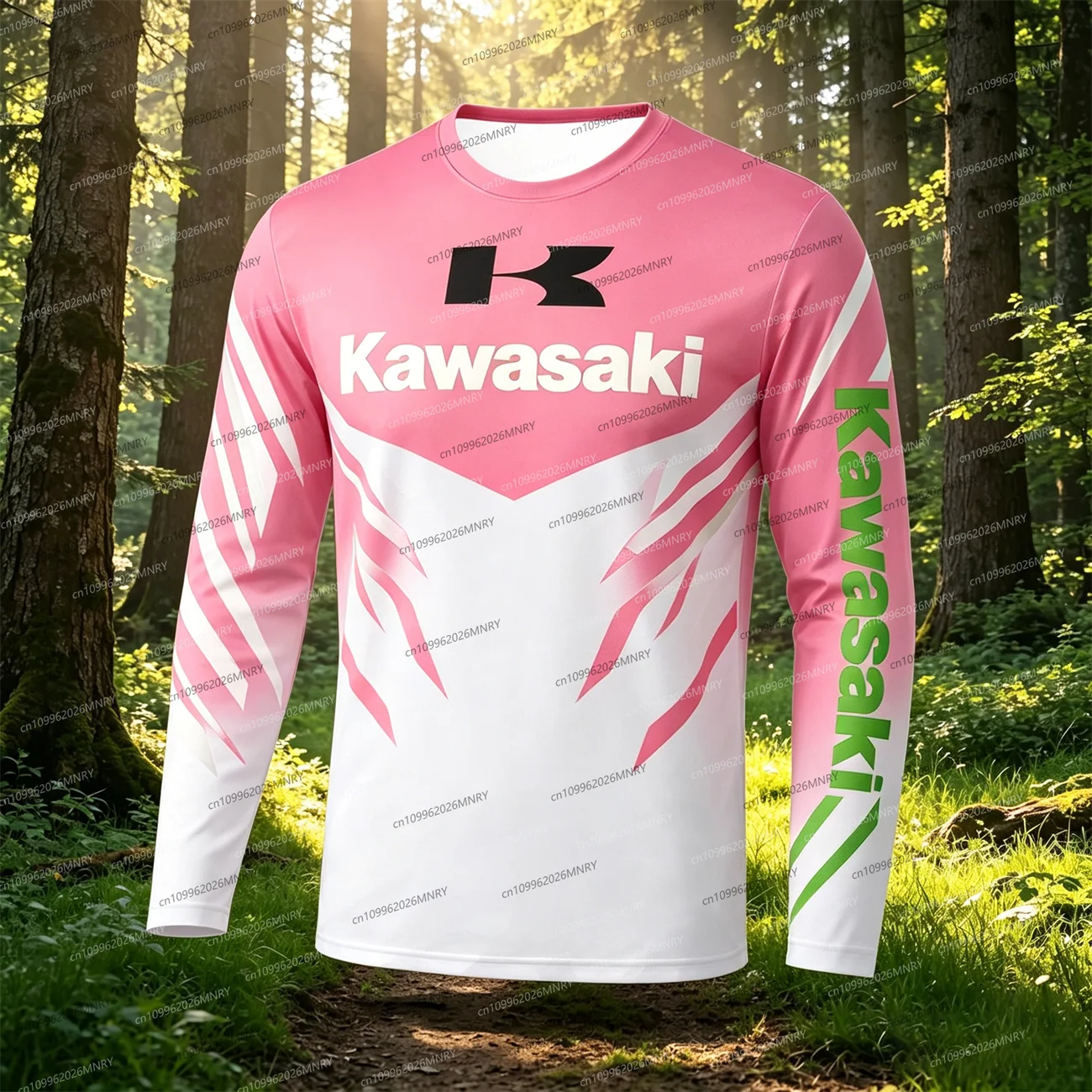 Летняя мужская длинная футболка Kawasaki Motocross, дышащая, быстросохнущая, для велоспорта, комплект одежды оверсайз, женская одежда с длинными рукавами, мужская одежда
Летняя мужская длинная футболка Kawasaki Motocross, дышащая, быстросохнущая, для велоспорта, комплект одежды оверсайз, женская одежда с длинными рукавами, мужская одежда