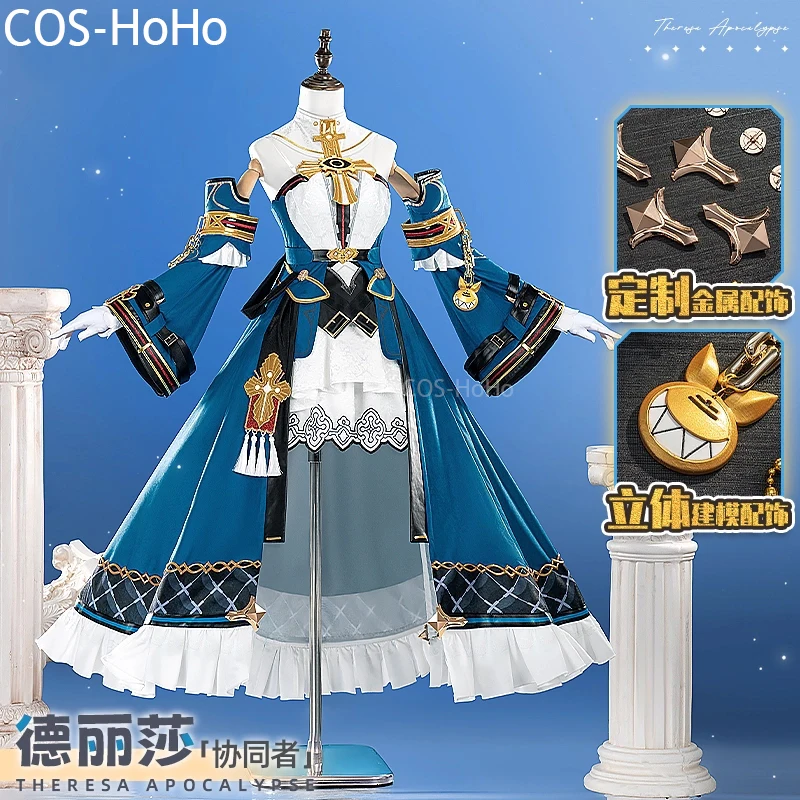 COS-HoHo Honkai Impact 3rd Тереза Апокалипсис игровой костюм великолепное платье косплей костюм Хэллоуин вечерние наряд женский
COS-HoHo Honkai Impact 3rd Тереза Апокалипсис игровой костюм великолепное платье косплей костюм Хэллоуин вечерние наряд женский