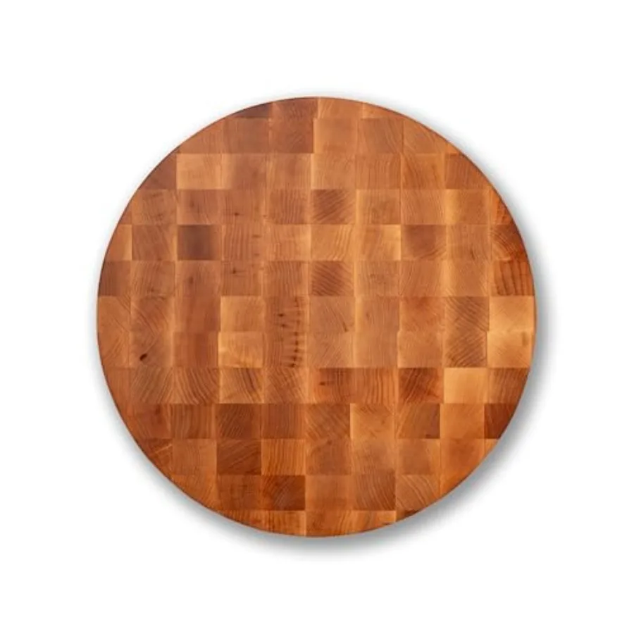 CCB Series Round Wooden Maple Cutting Board 18"x18" 3" Thick 22-lb Non-Reversible Butcher Block with End-Grain Made in the USA
CCB Series Round Wooden Maple Cutting Board 18"x18" 3" Thick 22-lb Non-Reversible Butcher Block with End-Grain Made in the USA