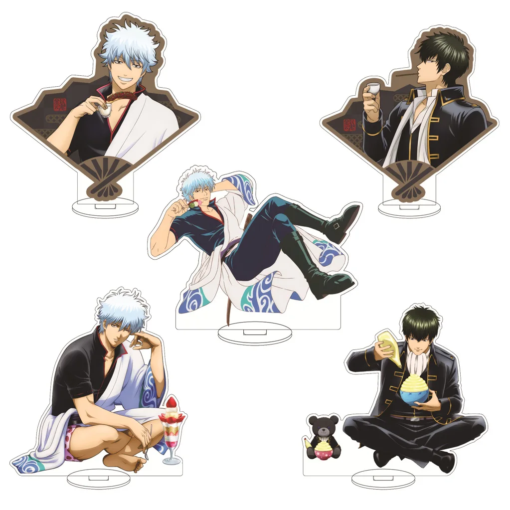 16CM Anime Gin Tama Sakata Gintoki Shimura Shinpachi Kagura Shimura Tae Kondou Isao Cos Acrylic Figure Stand Ornaments Gifts
16CM Anime Gin Tama Sakata Gintoki Shimura Shinpachi Kagura Shimura Tae Kondou Isao Cos Acrylic Figure Stand Ornaments Gifts