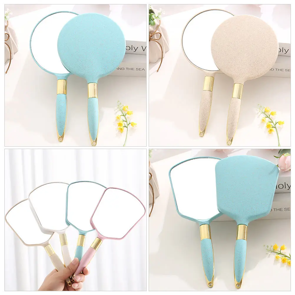 2Pcs Handheld Makeup Mirror Compact Portable Mirror for Women Clear Glass Surface Square Round Shape Design
2Pcs Handheld Makeup Mirror Compact Portable Mirror for Women Clear Glass Surface Square Round Shape Design
