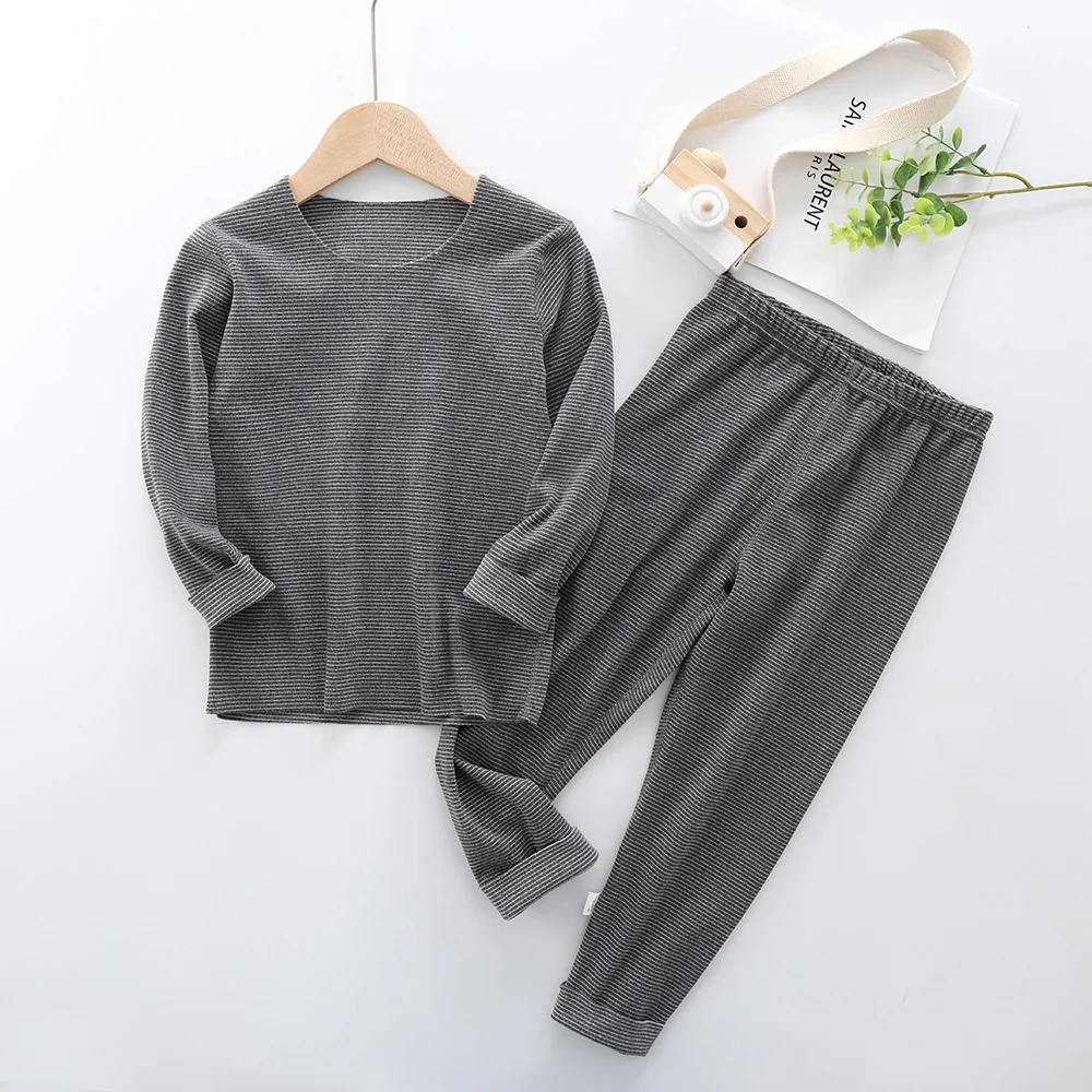 New Children Thermal Underwear Set Boys and Girls Stripe Clothes Set Casual Baby Kids Warm Suit Softest for Winter Spring, #9245
New Children Thermal Underwear Set Boys and Girls Stripe Clothes Set Casual Baby Kids Warm Suit Softest for Winter Spring, #9245