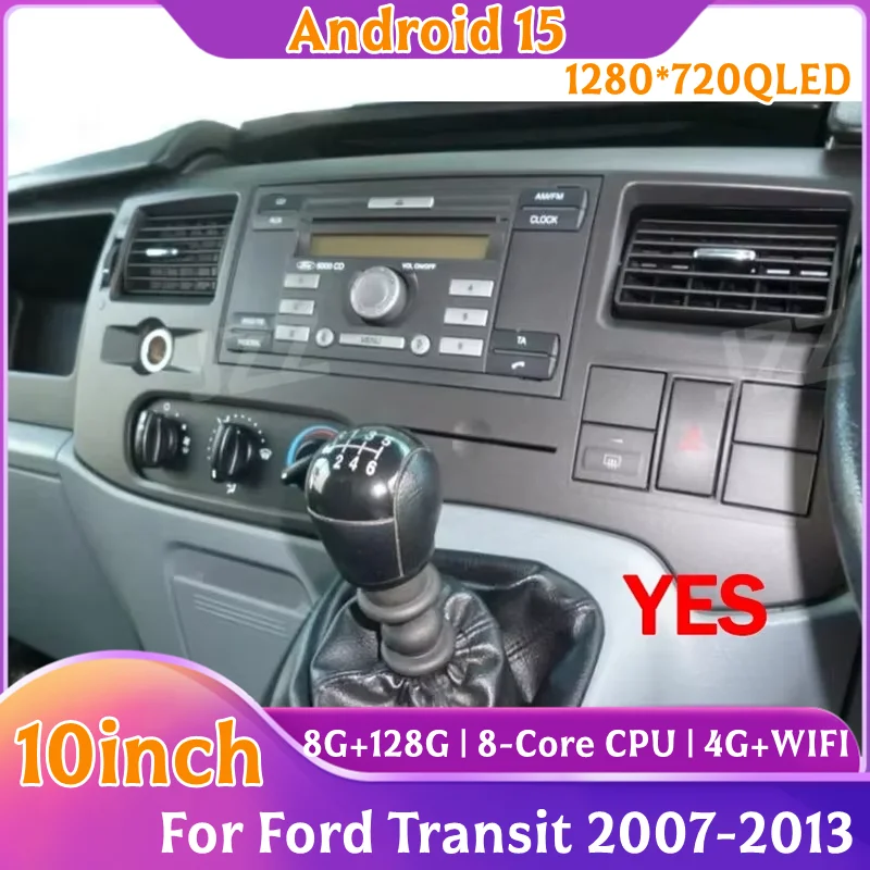 10inch Android 15 For Ford Transit 2007-2013 Car Radio Multimedia GPS Navigation Wireless Carplay 2Din Screen Stereo WiFi FM BT
10inch Android 15 For Ford Transit 2007-2013 Car Radio Multimedia GPS Navigation Wireless Carplay 2Din Screen Stereo WiFi FM BT