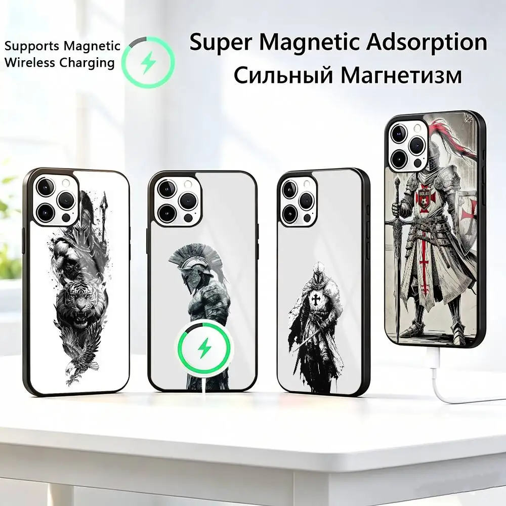 Gladiator-r Black-k Phone Case For iPhone17,16,15,14,13,12,11 Plus,Pro Compatible with magnetic wireless charging
Gladiator-r Black-k Phone Case For iPhone17,16,15,14,13,12,11 Plus,Pro Compatible with magnetic wireless charging