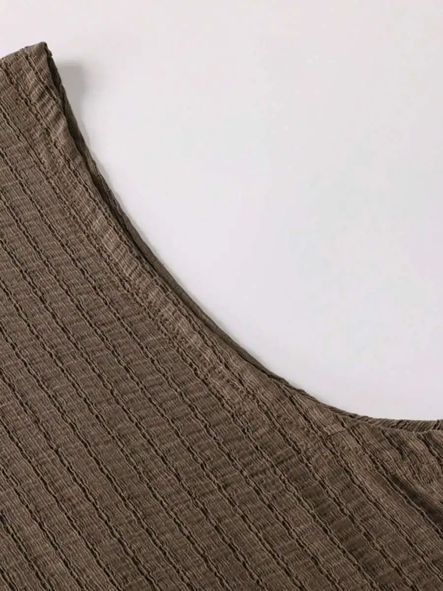 Mens Brown Waffle Knit Sleeveless Vest And Shorts Set Breathable Casual Vacation Outfit
Mens Brown Waffle Knit Sleeveless Vest And Shorts Set Breathable Casual Vacation Outfit