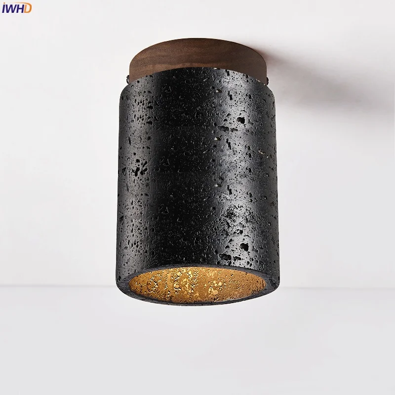 IWHD Black Travertine LED Ceiling Lamps Home Decor Living Room Stair Porch Interior Nordic Minimalism Ceiling Lights Plafonnier
IWHD Black Travertine LED Ceiling Lamps Home Decor Living Room Stair Porch Interior Nordic Minimalism Ceiling Lights Plafonnier