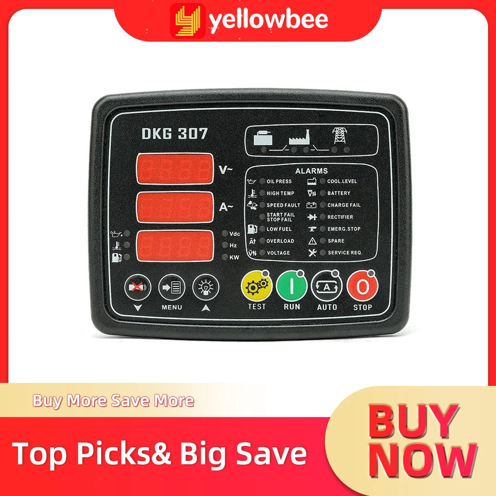 DATAKOM DKG 307 GENSET CONTROLLER AUTOMATIC MAINS FAILURE CONTROL PANEL AMF Controller
DATAKOM DKG 307 GENSET CONTROLLER AUTOMATIC MAINS FAILURE CONTROL PANEL AMF Controller