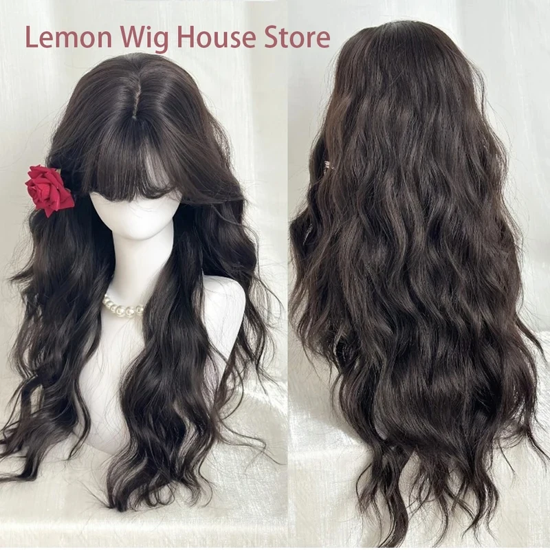ABC123Brownish Black Wave Synthetic Wigs with Bangs Long Curly Hair for Women Daily Party Cosplay Wig Heat Resistant N3;b,6/k'5;
ABC123Brownish Black Wave Synthetic Wigs with Bangs Long Curly Hair for Women Daily Party Cosplay Wig Heat Resistant N3;b,6/k'5;