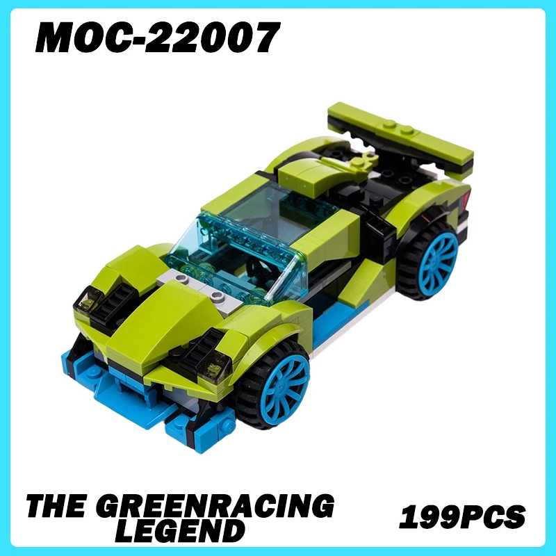 MOC-22007 Автомобильная серия The Green Racing Legend Building Block Модель Удивительное соответствие цветов Широкая совместимость Мозаика Искусство 199 шт.
MOC-22007 Автомобильная серия The Green Racing Legend Building Block Модель Удивительное соответствие цветов Широкая совместимость Мозаика Искусство 199 шт.