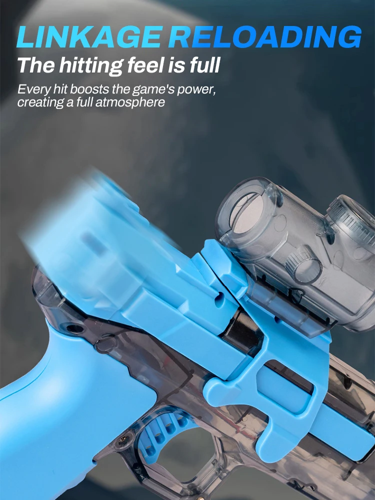 New Electric Water Gun With Realistic LED Light Effects High-pressure High-speed Powerful Outdoor Water Gun Toys USB charging
New Electric Water Gun With Realistic LED Light Effects High-pressure High-speed Powerful Outdoor Water Gun Toys USB charging