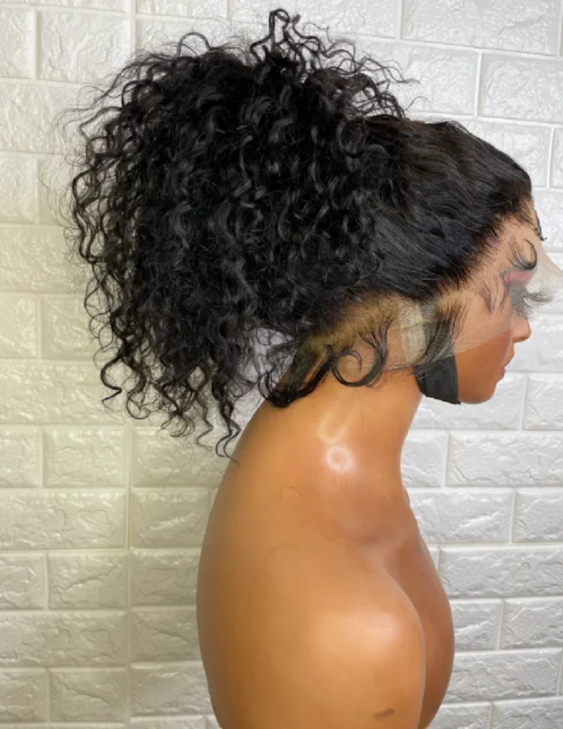 Glueless Natural Black Long Soft 26Inch 180 Density Kinky Curly Lace Front Wig For Women Synthetic Preplucked Baby Hair Heat Resistant Daily
Glueless Natural Black Long Soft 26Inch 180 Density Kinky Curly Lace Front Wig For Women Synthetic Preplucked Baby Hair Heat Resistant Daily