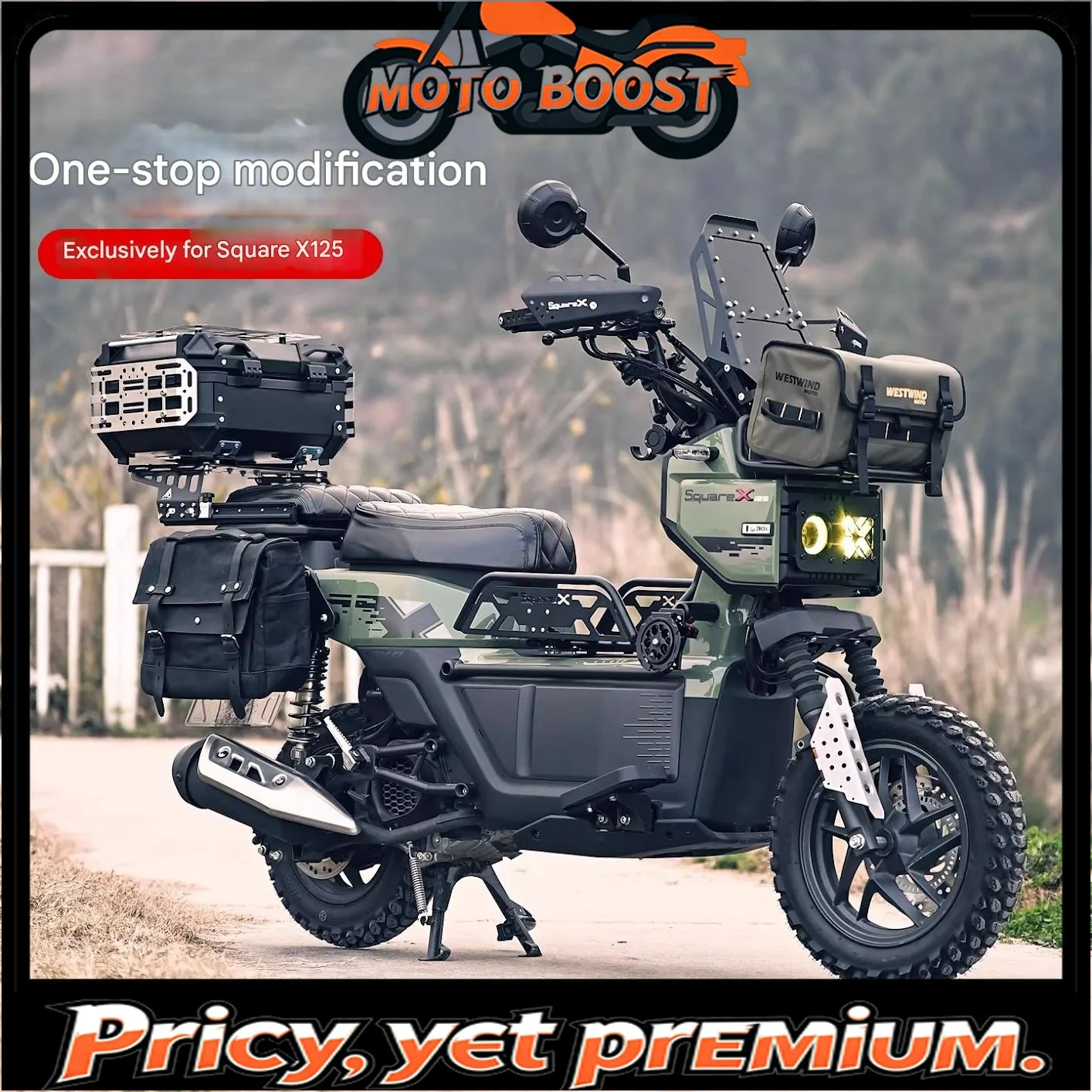 【Premium quality】FOR honda Square X125 Full Modified Motorcycle Kit Sliding Rear Rack Center Rack Telescopic Top Case Included
【Premium quality】FOR honda Square X125 Full Modified Motorcycle Kit Sliding Rear Rack Center Rack Telescopic Top Case Included