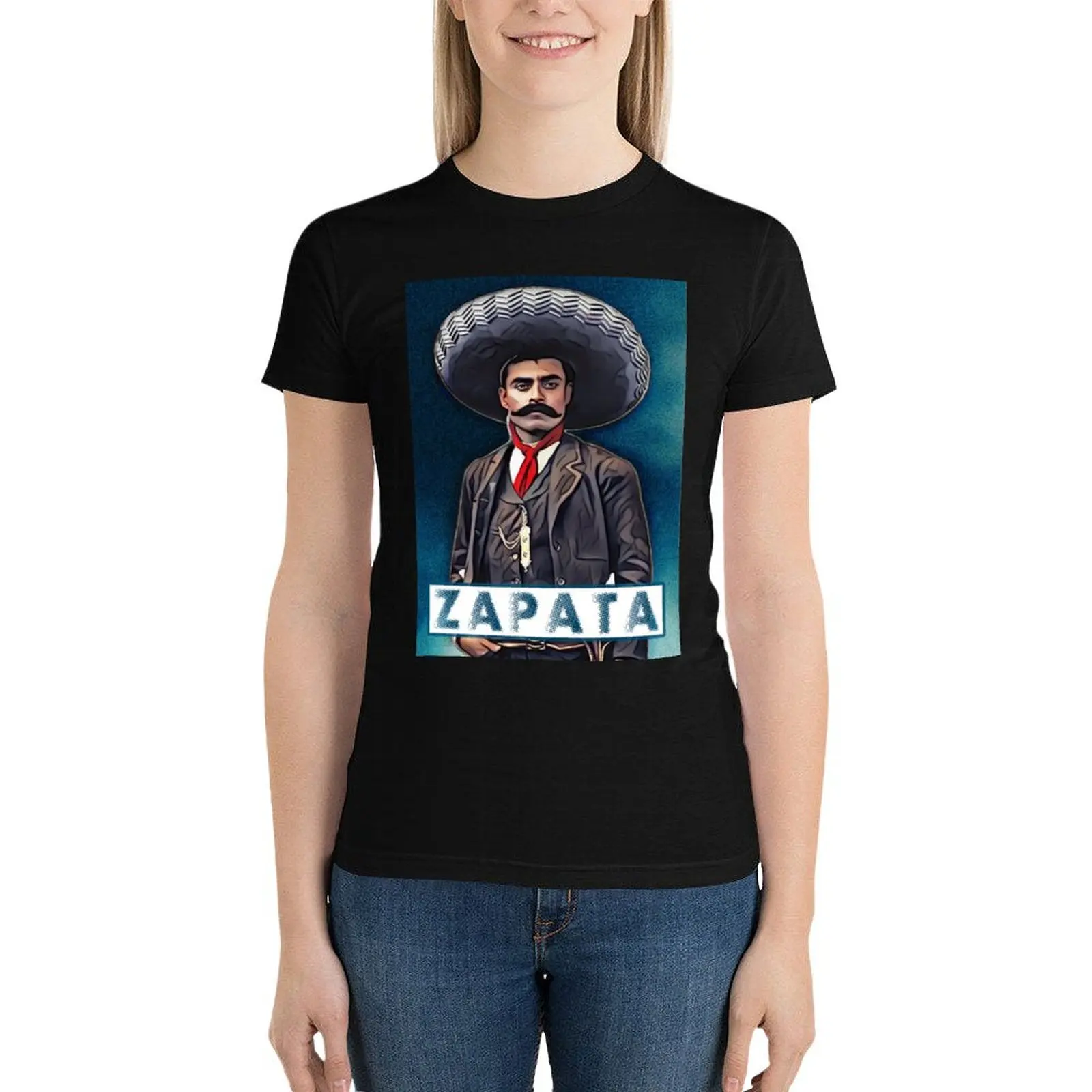Футболка Zapata (B), одежда в стиле аниме, Женская хлопковая футболка, футболка
Футболка Zapata (B), одежда в стиле аниме, Женская хлопковая футболка, футболка