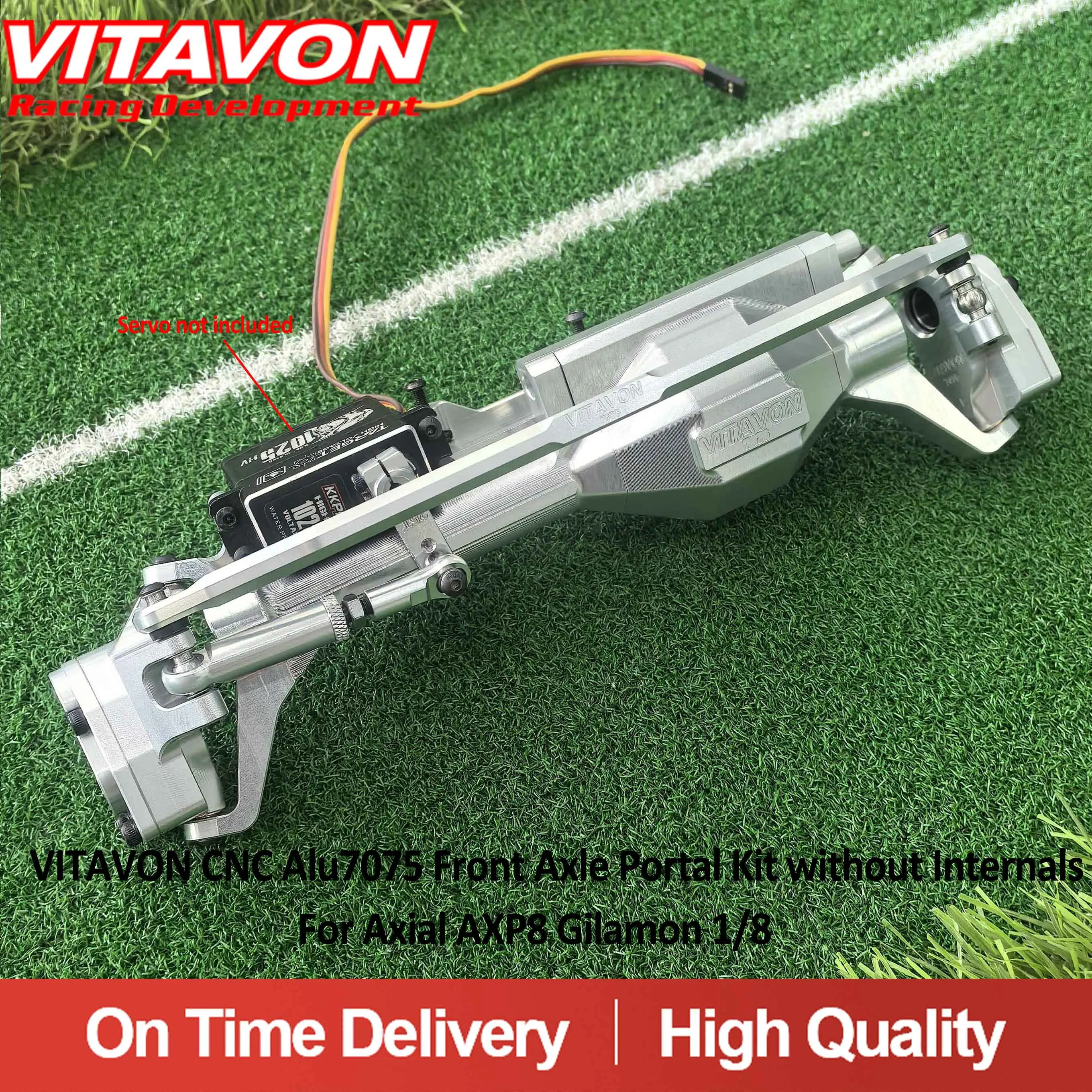 Портальный комплект переднего моста VITAVON CNC Alu7075 без внутренних помещений для осевого AXP8 Gilamon 1/8
Портальный комплект переднего моста VITAVON CNC Alu7075 без внутренних помещений для осевого AXP8 Gilamon 1/8
