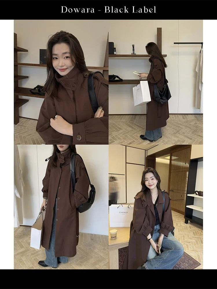 Dawen Black Label British Style Windbreaker Lazy Coat Long Sleeve Collar Regular Fit Long Length Korean Style Autumn New...
Dawen Black Label British Style Windbreaker Lazy Coat Long Sleeve Collar Regular Fit Long Length Korean Style Autumn New...