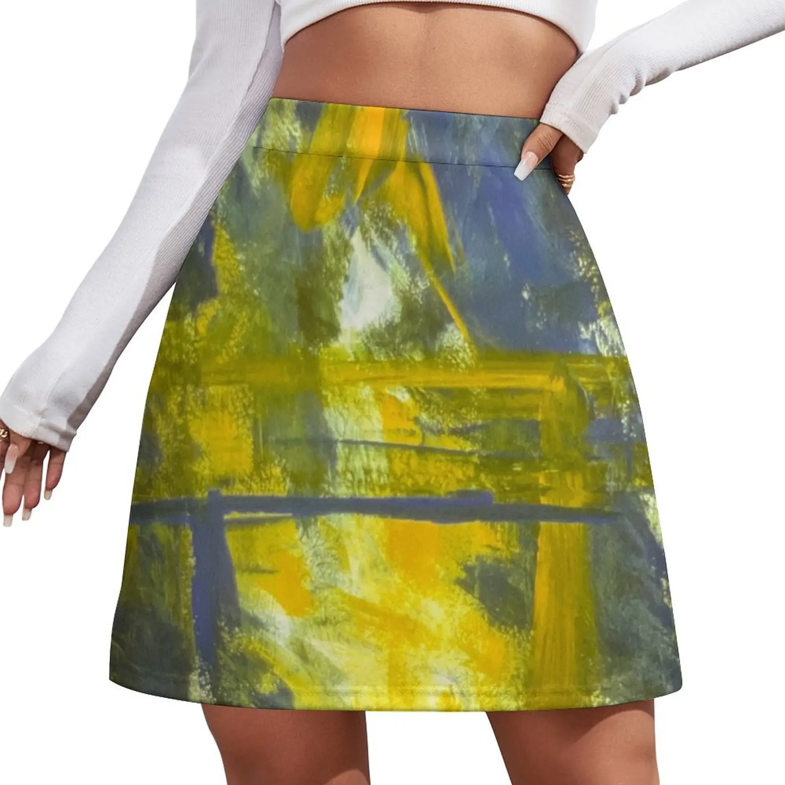 Bridge in yellow and blue Mini Skirt 90s aesthetic Female dress Mini Skirt
Bridge in yellow and blue Mini Skirt 90s aesthetic Female dress Mini Skirt
