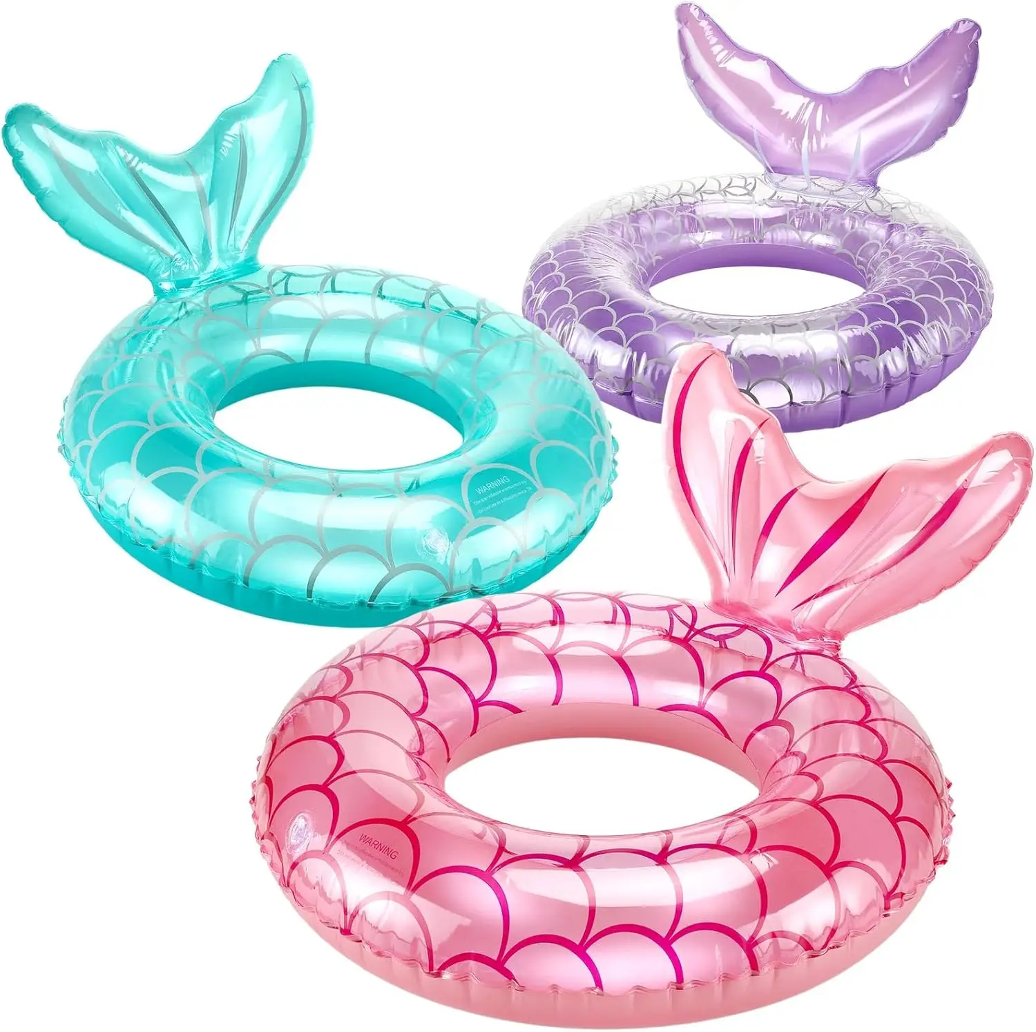 3 Pcs Inflatable Swimming Ring Mermaid Pool Float Tube Cute Swim Tubes Water Floats Kids Floaties for Outdoor Beach Swimming Poo
3 Pcs Inflatable Swimming Ring Mermaid Pool Float Tube Cute Swim Tubes Water Floats Kids Floaties for Outdoor Beach Swimming Poo