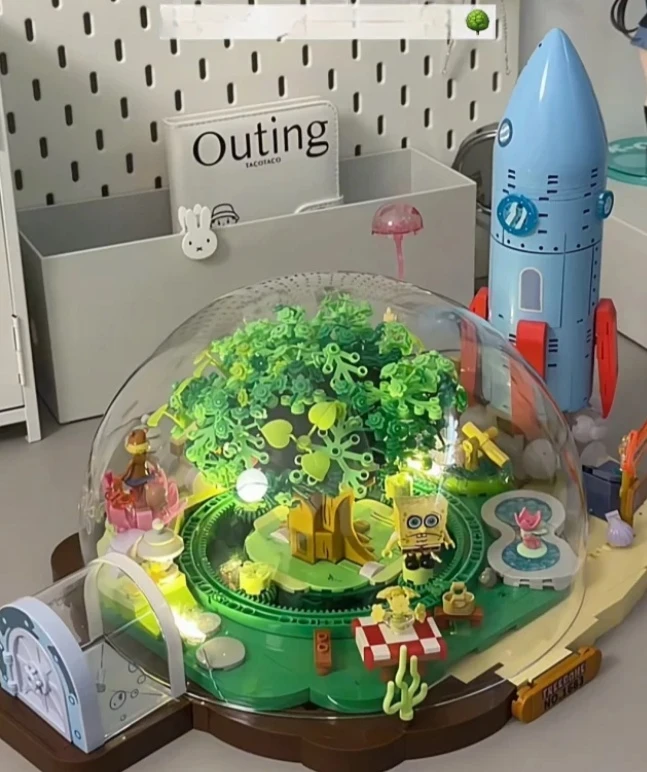 AREAX Рождественский подарок Губка Боб Sandy's Dome Treehouse Строительные блоки Набор игрушек - Креативный сборочный комплект для детей и взрослых
AREAX Рождественский подарок Губка Боб Sandy's Dome Treehouse Строительные блоки Набор игрушек - Креативный сборочный комплект для детей и взрослых