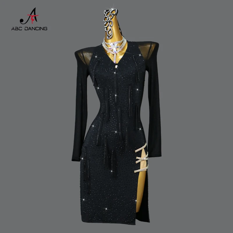 2024 Black Latin Dress Dance For Girls American Woman Performance Female Party Clothing Sexy Skirts Samba Ballroom Practice Wear
2024 Black Latin Dress Dance For Girls American Woman Performance Female Party Clothing Sexy Skirts Samba Ballroom Practice Wear