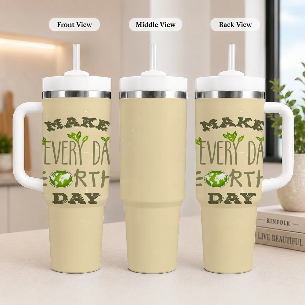 Eco-Friendly & Plant-Based Vacuum Flasks 40oz Insulated Tumbler with Handle, Straw and Lid, Stainless Steel Travel Cup
Eco-Friendly & Plant-Based Vacuum Flasks 40oz Insulated Tumbler with Handle, Straw and Lid, Stainless Steel Travel Cup