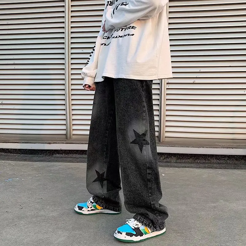 2023 New Arrival Spring Jeans Distressed Vintage Denim Trousers Male Wide Leg Pants Men Streetwear Retro Oversize Casual C219
2023 New Arrival Spring Jeans Distressed Vintage Denim Trousers Male Wide Leg Pants Men Streetwear Retro Oversize Casual C219