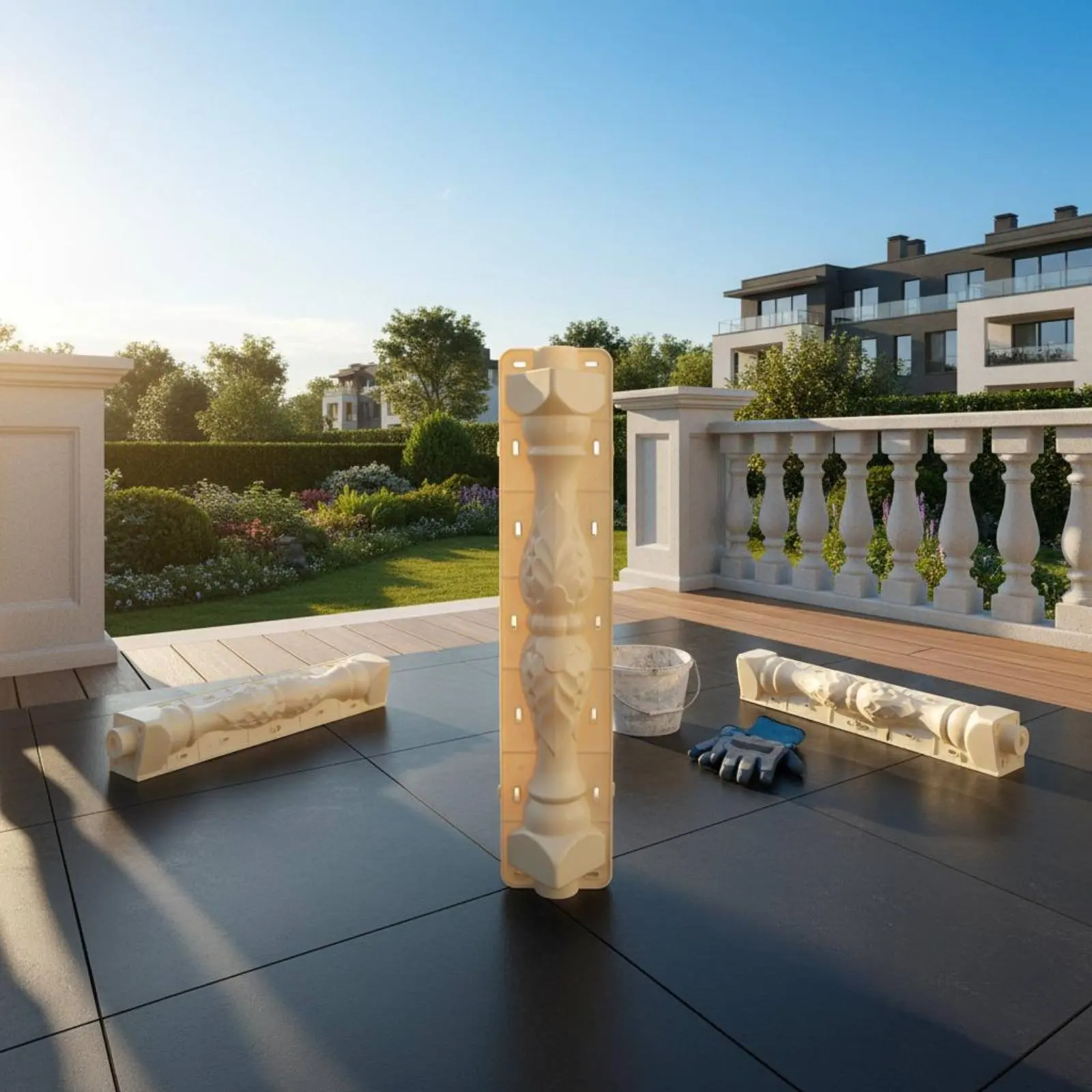 Vase-Shaped Baluster Form Long-Lasting Concrete Baluster Form Balcony Column Casting Form Reinforced Design for Contractors
Vase-Shaped Baluster Form Long-Lasting Concrete Baluster Form Balcony Column Casting Form Reinforced Design for Contractors