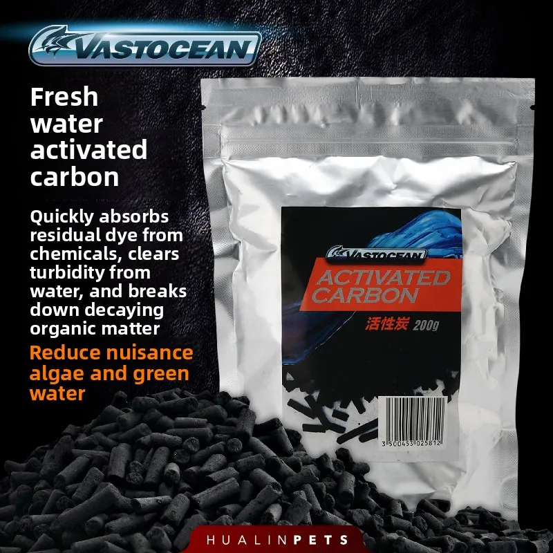 VASTOCEAN Activated Carbon for Freshwater Aquarium, Fish Tank Filter Media to Remove Yellow Tint, Medicine and Odors
VASTOCEAN Activated Carbon for Freshwater Aquarium, Fish Tank Filter Media to Remove Yellow Tint, Medicine and Odors