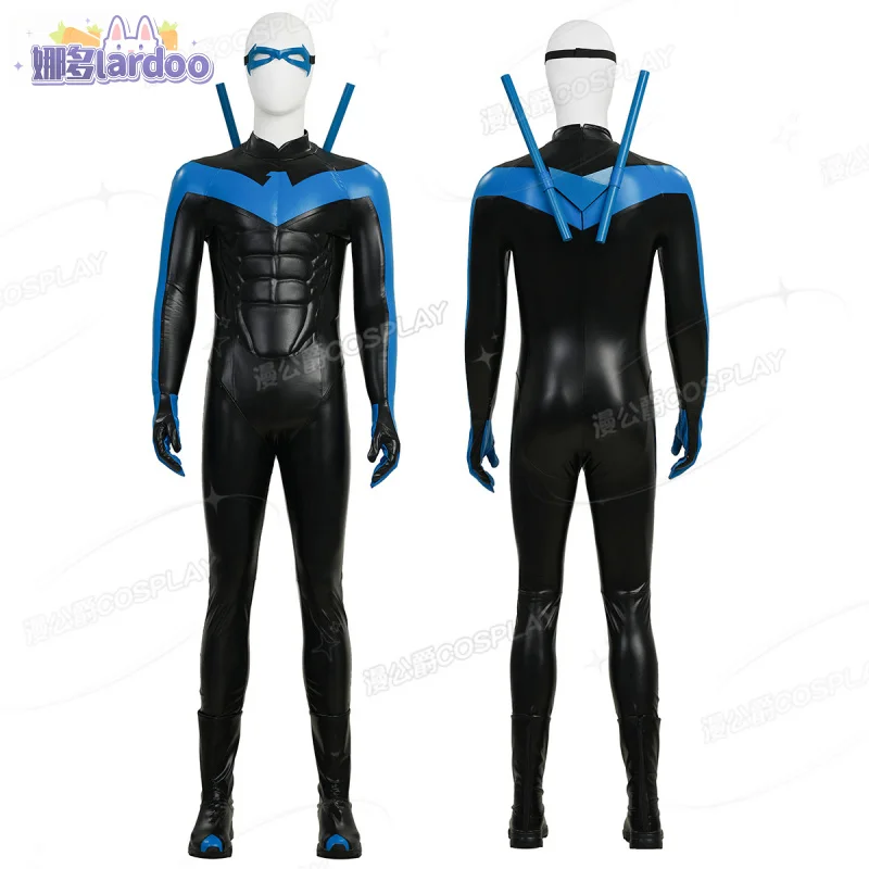 Костюм для косплея Nightwing Dick Grayson, униформа на Хэллоуин, карнавал, вечеринку, Рождество, ролевая одежда, одежда
Костюм для косплея Nightwing Dick Grayson, униформа на Хэллоуин, карнавал, вечеринку, Рождество, ролевая одежда, одежда