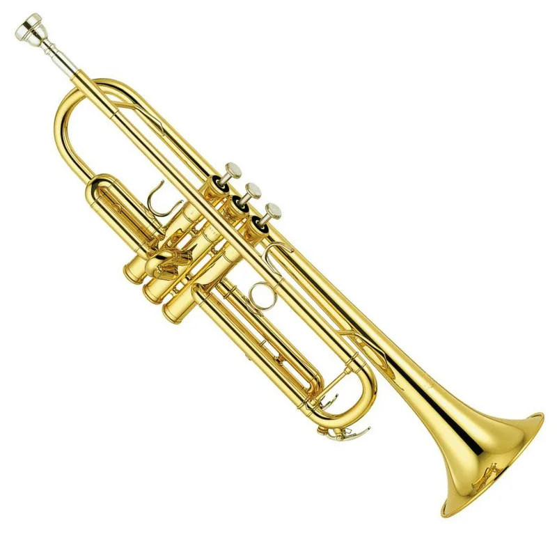 Hooqu High Quality Professional Trumpet B Flat Key Three-Tone Charge Signal Professional Exam Performance General March Trumpet
Hooqu High Quality Professional Trumpet B Flat Key Three-Tone Charge Signal Professional Exam Performance General March Trumpet
