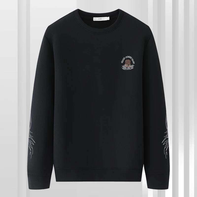 Loose Comfortable Men's round Ne Sweatirt Casual Versatile Spring Autumn Faionable Basic Polyester Cotton Crew Ne Swe...
Loose Comfortable Men's round Ne Sweatirt Casual Versatile Spring Autumn Faionable Basic Polyester Cotton Crew Ne Swe...