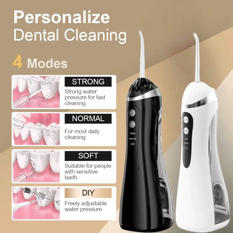 Electric Oral Irrigator Portabal Intelligent Water Flosser 3-speed Adjustment Waterproof Teeth Cleaner Mouth Washing Machine
Electric Oral Irrigator Portabal Intelligent Water Flosser 3-speed Adjustment Waterproof Teeth Cleaner Mouth Washing Machine