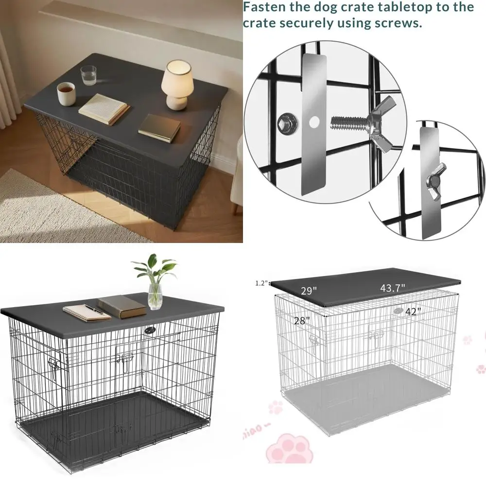 Серая пластиковая нескользящая крышка ящика для домашних животных 44, легко чистится, включает винты для 42 клетки (класс не входит в комплект)
Серая пластиковая нескользящая крышка ящика для домашних животных 44, легко чистится, включает винты для 42 клетки (класс не входит в комплект)