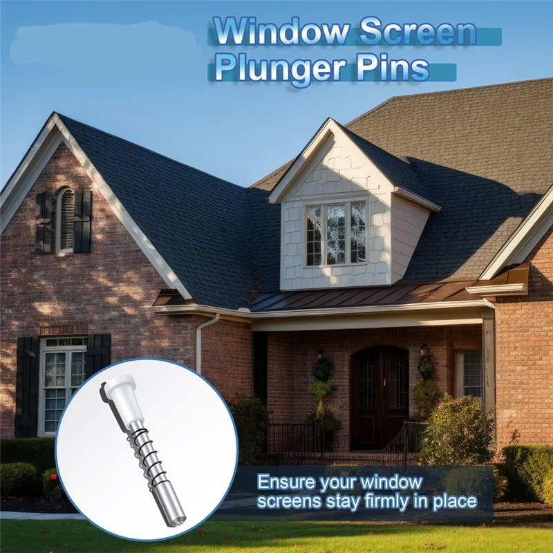BYBS-Aluminum Window Screen Plunger Latches With Caps Window Screen Pull Tabs Secure Screens In Place
BYBS-Aluminum Window Screen Plunger Latches With Caps Window Screen Pull Tabs Secure Screens In Place