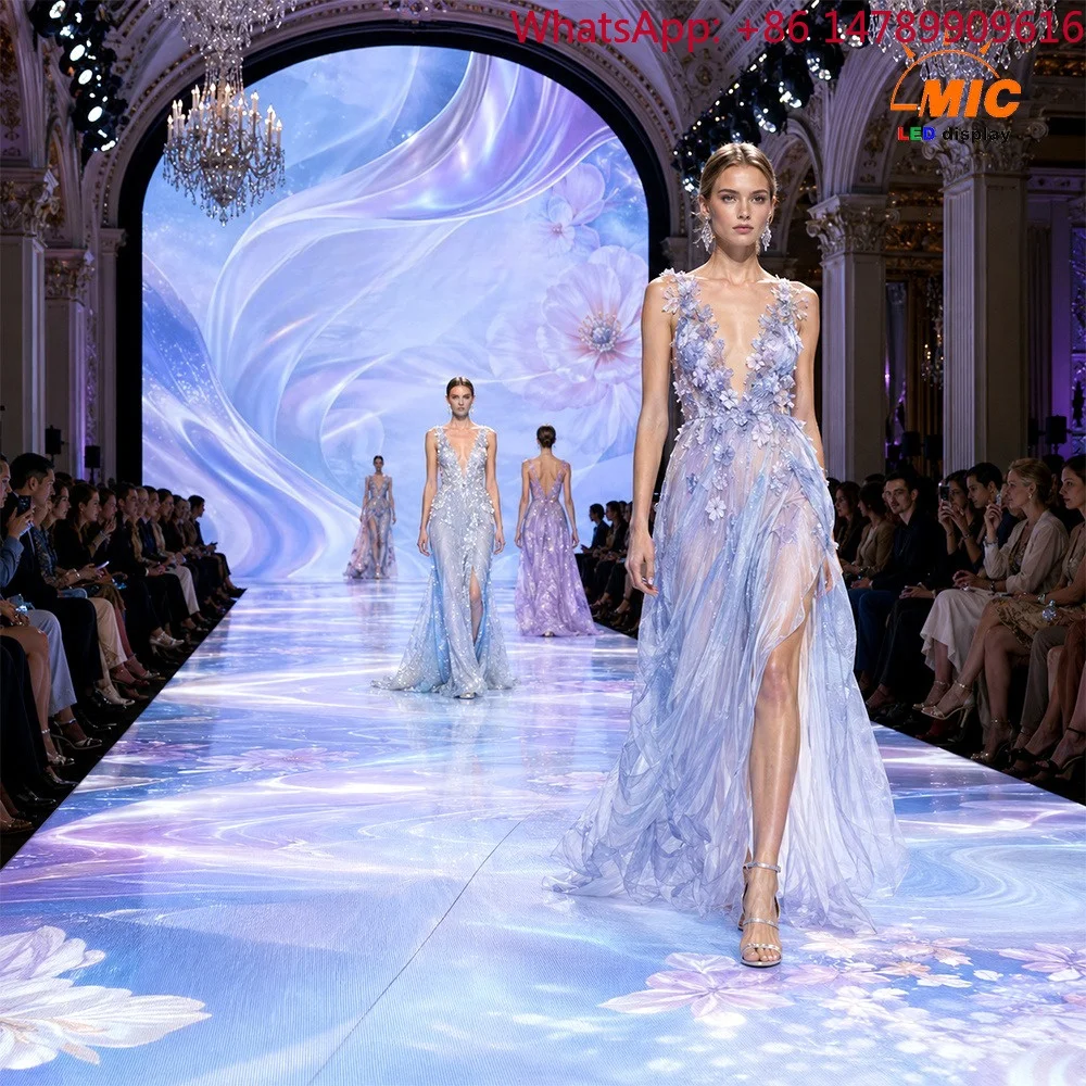 Smart Interactive Floor Tile LED Display P3.91P2.6 P1.95 Digital Stage Video Screen Panel For Fashion ShowInteractive LED Floor
Smart Interactive Floor Tile LED Display P3.91P2.6 P1.95 Digital Stage Video Screen Panel For Fashion ShowInteractive LED Floor