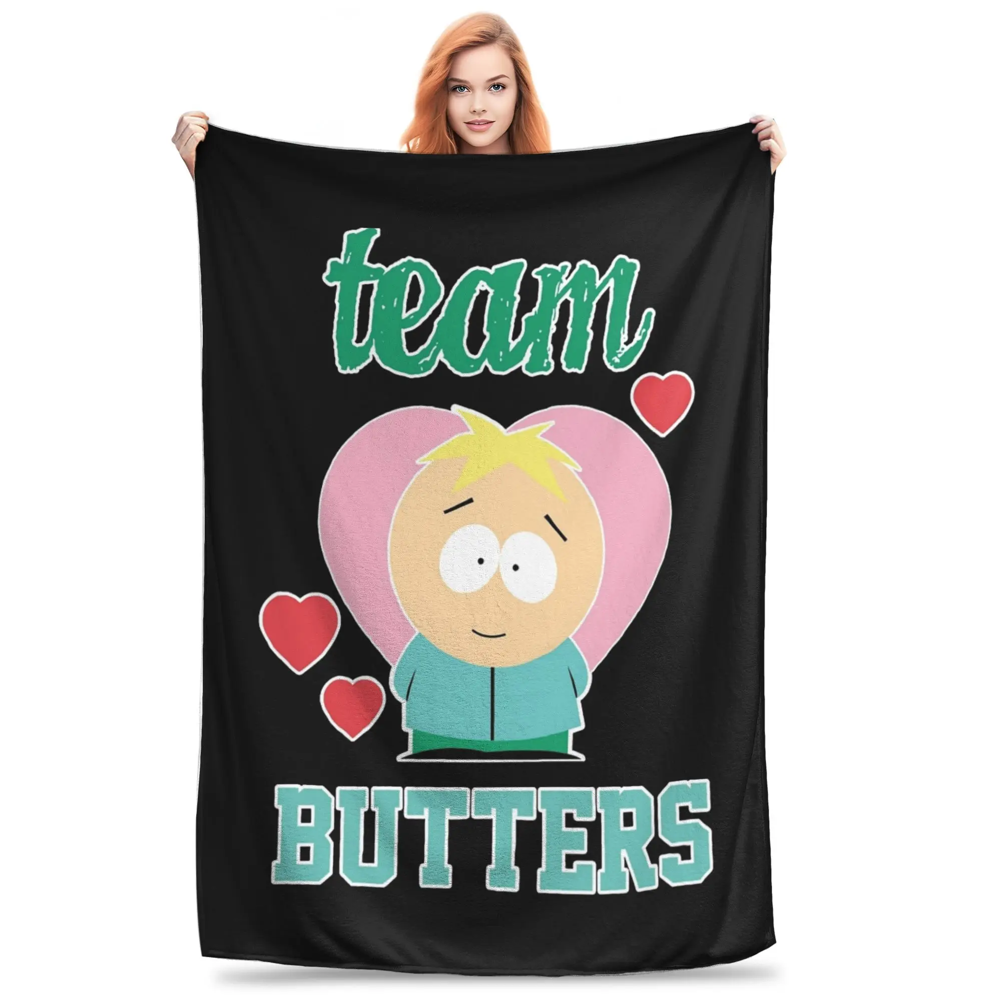 Одеяло Southparks Team Butters, фланелевое зимнее дышащее теплое одеяло для постельного белья, уличный ковер
Одеяло Southparks Team Butters, фланелевое зимнее дышащее теплое одеяло для постельного белья, уличный ковер