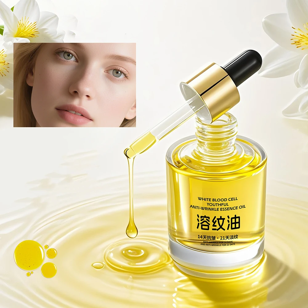 White Blood Cell Skin Lightening Wrinkle Essence Oil Brighten Tighten Improve Dull Skin Tender skincare Facial Care Beauty Serum
White Blood Cell Skin Lightening Wrinkle Essence Oil Brighten Tighten Improve Dull Skin Tender skincare Facial Care Beauty Serum