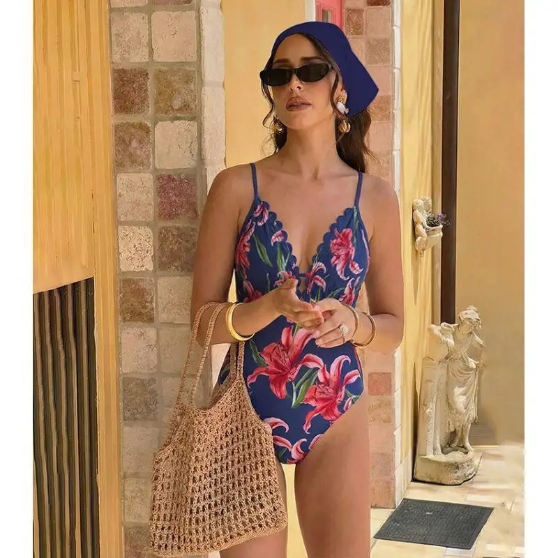 Flaxmaker 2026 Women Summer Swimwear And Skirt Sexy V Neck Sleeveless Adjustable Shoulder Straps Blue Print Swimsuit Set
Flaxmaker 2026 Women Summer Swimwear And Skirt Sexy V Neck Sleeveless Adjustable Shoulder Straps Blue Print Swimsuit Set