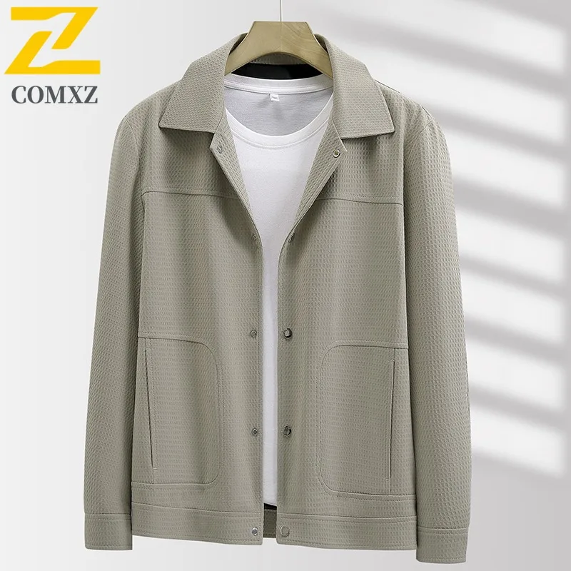 COMXZ Fashion Versatile Men Jacket Stand Collar Outdoor Job Wind Resistant Coat Business Leisure Light Cozy Autumn Clothing
COMXZ Fashion Versatile Men Jacket Stand Collar Outdoor Job Wind Resistant Coat Business Leisure Light Cozy Autumn Clothing