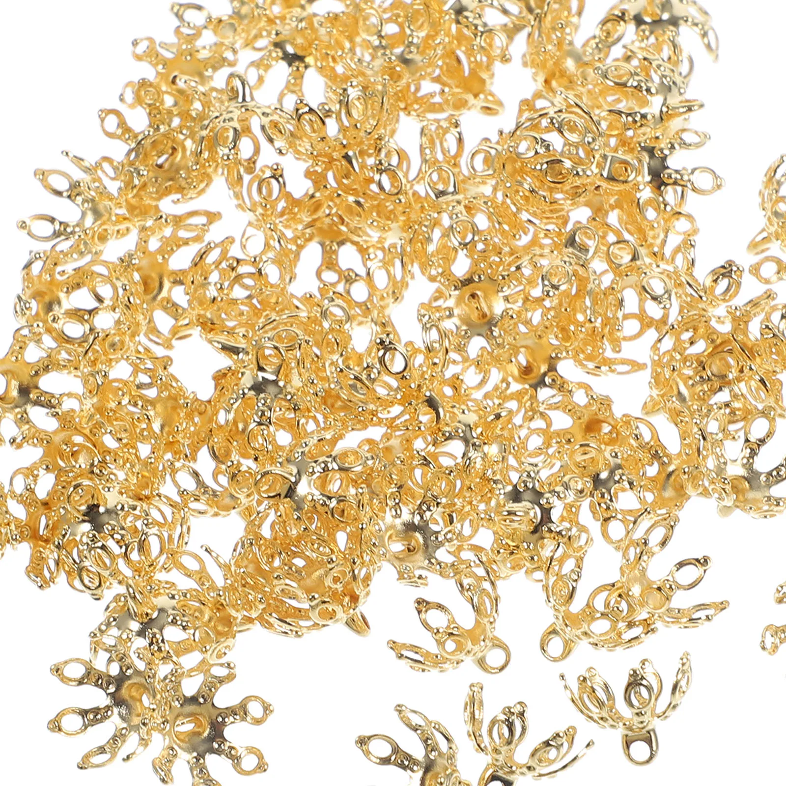 100pcs Copper Pendant Flower Caps Light Weight DIY Jewelry Making Beads Accessories Crafting Materials Hair Decorations
100pcs Copper Pendant Flower Caps Light Weight DIY Jewelry Making Beads Accessories Crafting Materials Hair Decorations