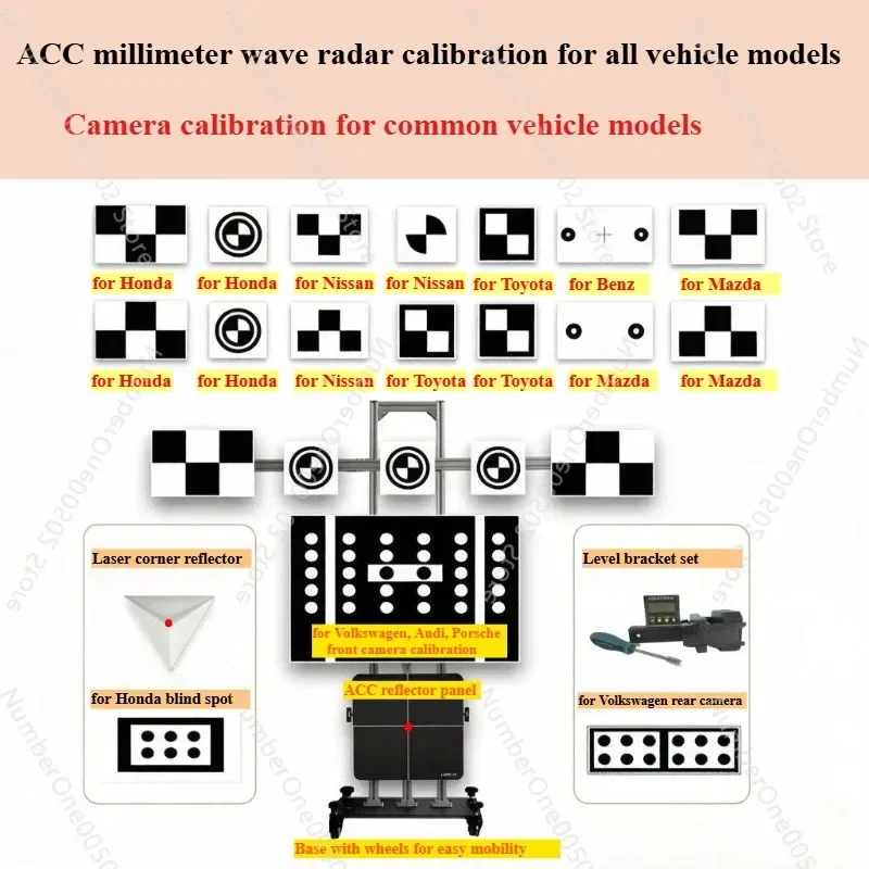 ADAS Calibration Tool ACC mmWave Radar Calibration for All Vehicles Front Camera Calibration for Common Cars for Toyota,Honda,VW
ADAS Calibration Tool ACC mmWave Radar Calibration for All Vehicles Front Camera Calibration for Common Cars for Toyota,Honda,VW