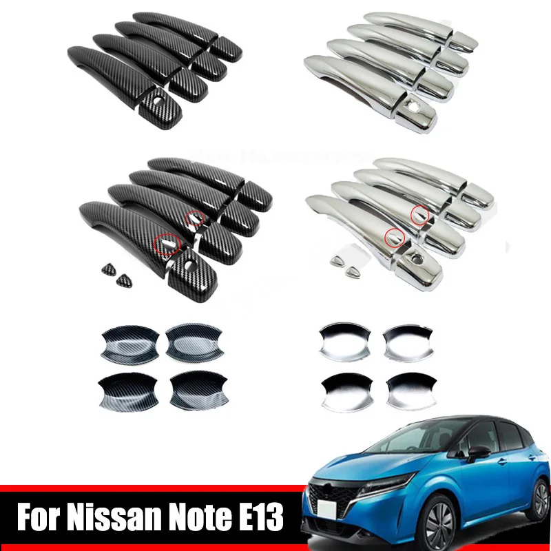 For Nissan Note E13 2020 2021 2022 ABS carbonfiber Exterior Side Door Handle door Bowl sticker Cover Trim External accessories
For Nissan Note E13 2020 2021 2022 ABS carbonfiber Exterior Side Door Handle door Bowl sticker Cover Trim External accessories