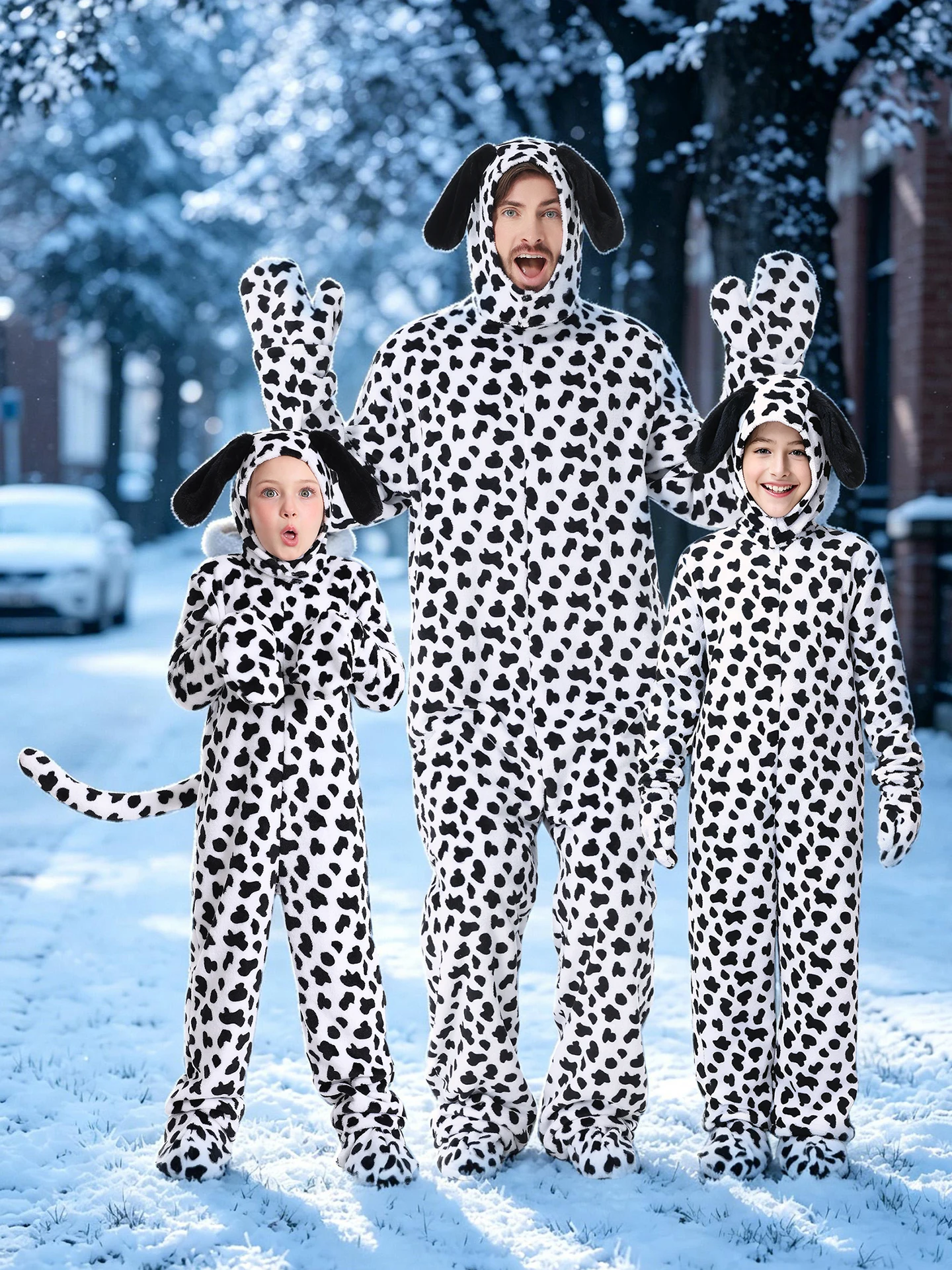 Spot Dog Performance Costume Adult Parent-Child Matching Party Outfit Animal Themed Halloween Costume Polyester Fiber 100%
Spot Dog Performance Costume Adult Parent-Child Matching Party Outfit Animal Themed Halloween Costume Polyester Fiber 100%