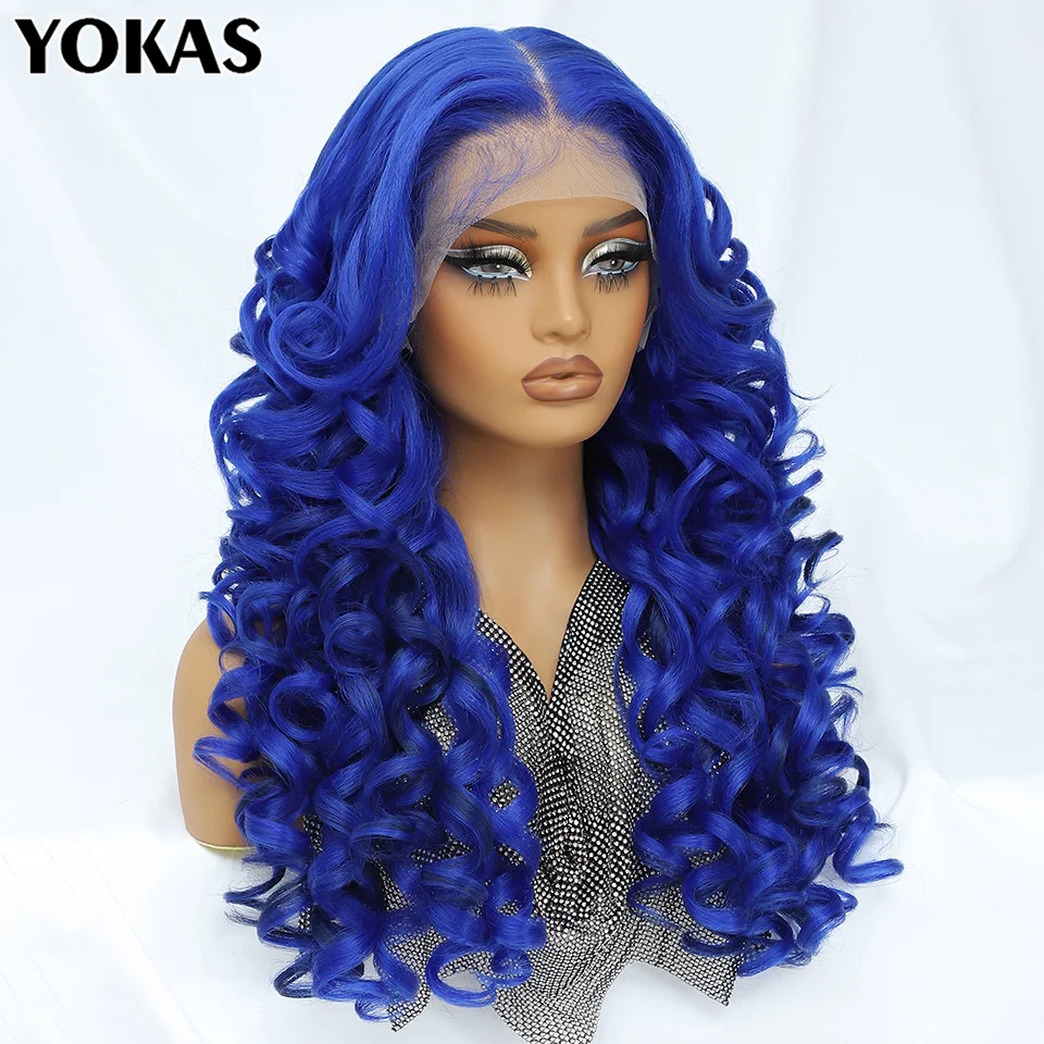 Синий кружевной фронтальный женский парик Синтетические кружевные парики с детскими волосами 24-дюймовое высокотемпературное волокно HD Синие кружевные парики для афро-женщин
Синий кружевной фронтальный женский парик Синтетические кружевные парики с детскими волосами 24-дюймовое высокотемпературное волокно HD Синие кружевные парики для афро-женщин