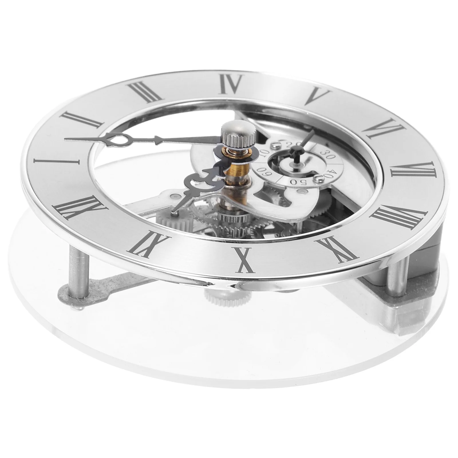 86mm Transparent Clock Insert DIY Repair Wall Clock Replacement Quartz Movement Roman Numerals Elegant Metal Inlay
86mm Transparent Clock Insert DIY Repair Wall Clock Replacement Quartz Movement Roman Numerals Elegant Metal Inlay